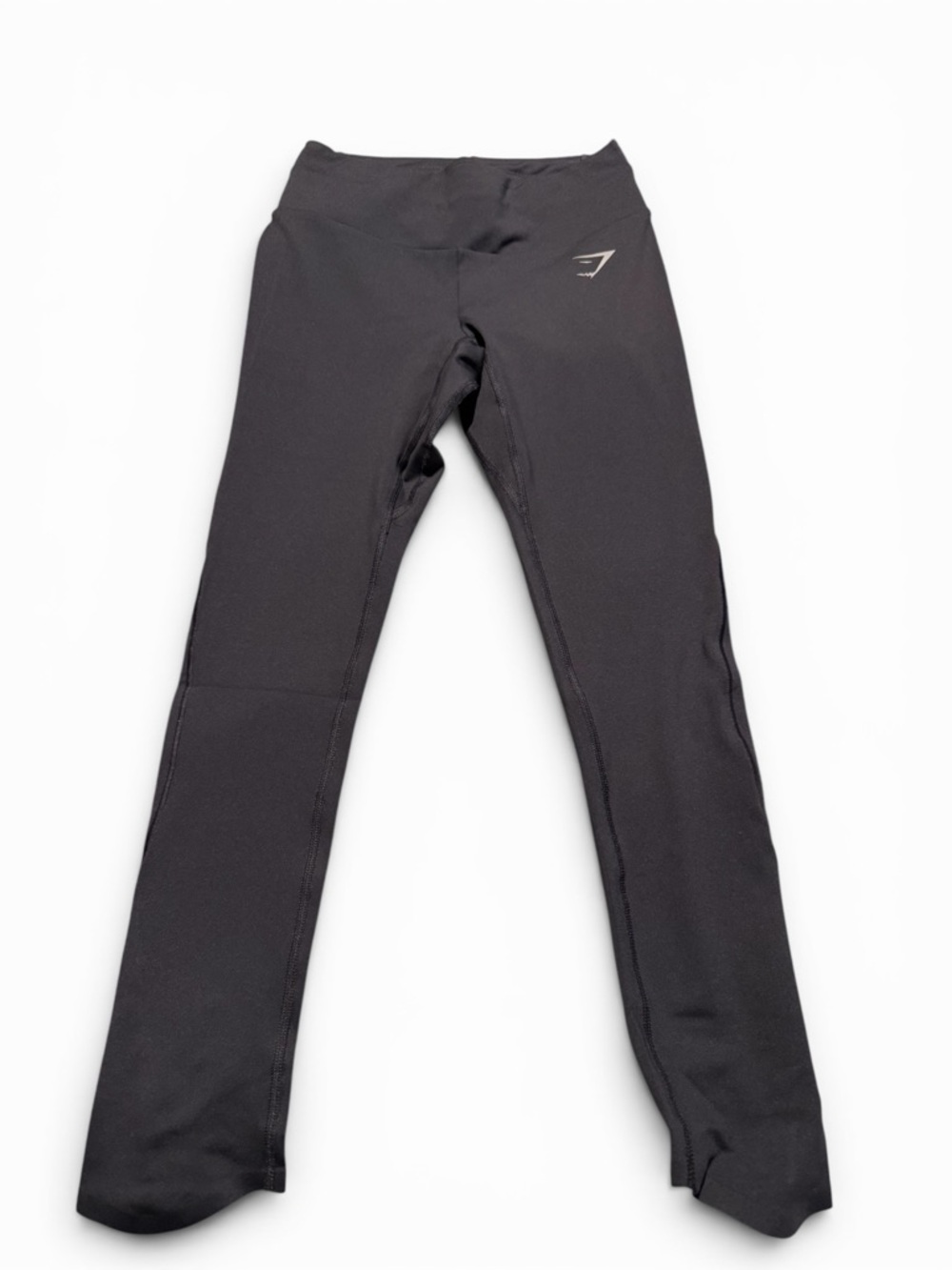 NWoT GYMSHARK Curved Hem Black Compression Legging Size S - Picture 3 of 4